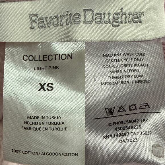 Favorite Daughter The Collegiate Sweatshirt size XS Light Pink - Picture 13 of 14